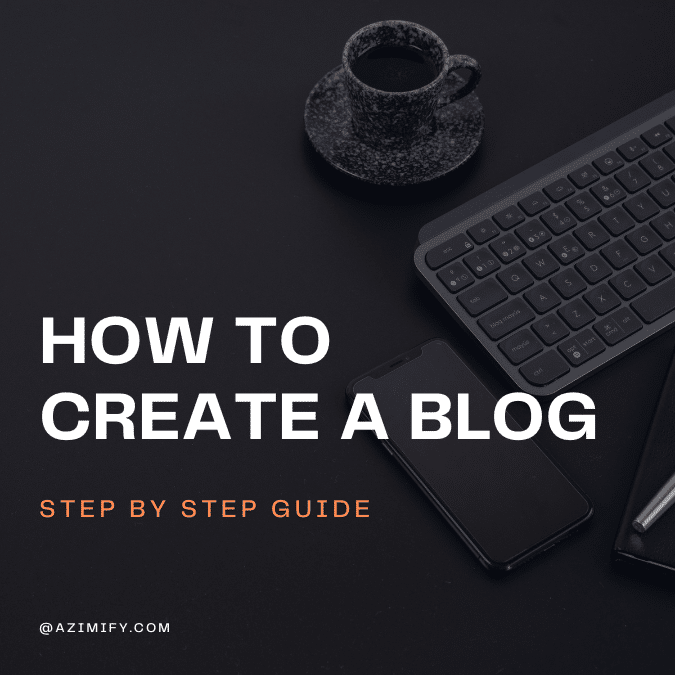 create a blog